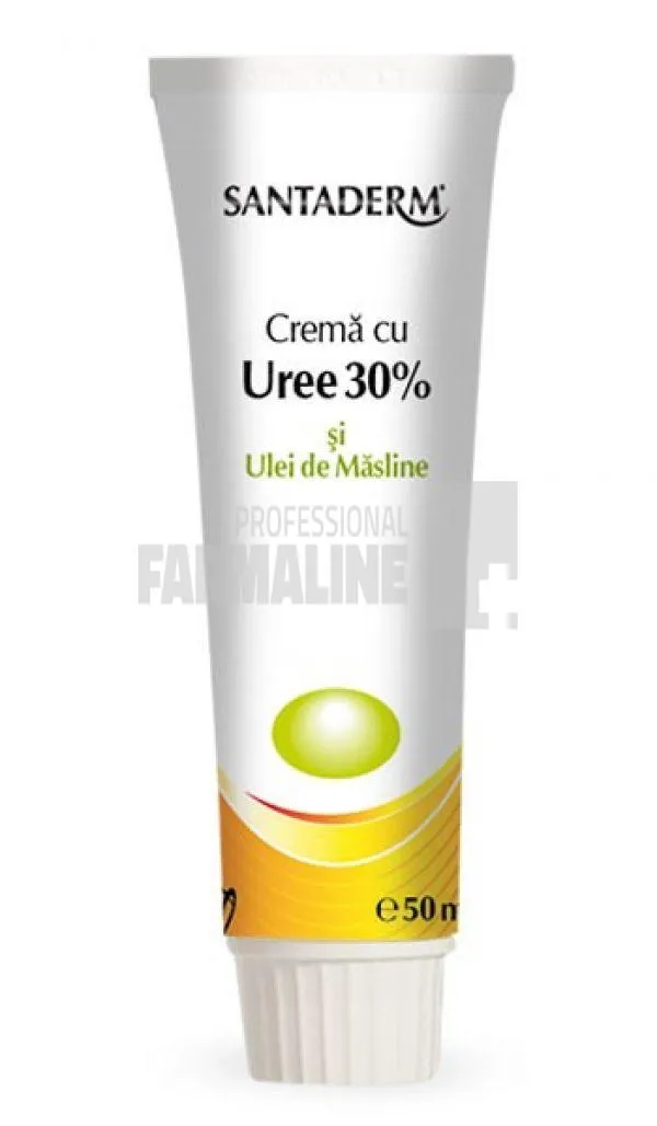 Santaderm Crema cu uree 30% si  ulei masline 50 ml