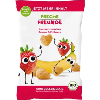 Freche Freunde Gustare Crocanta Banane si Capsune x 30g
