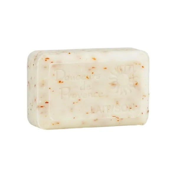 Sapun exfoliant cu miere, lapte si tarate, 200 g, Apidava