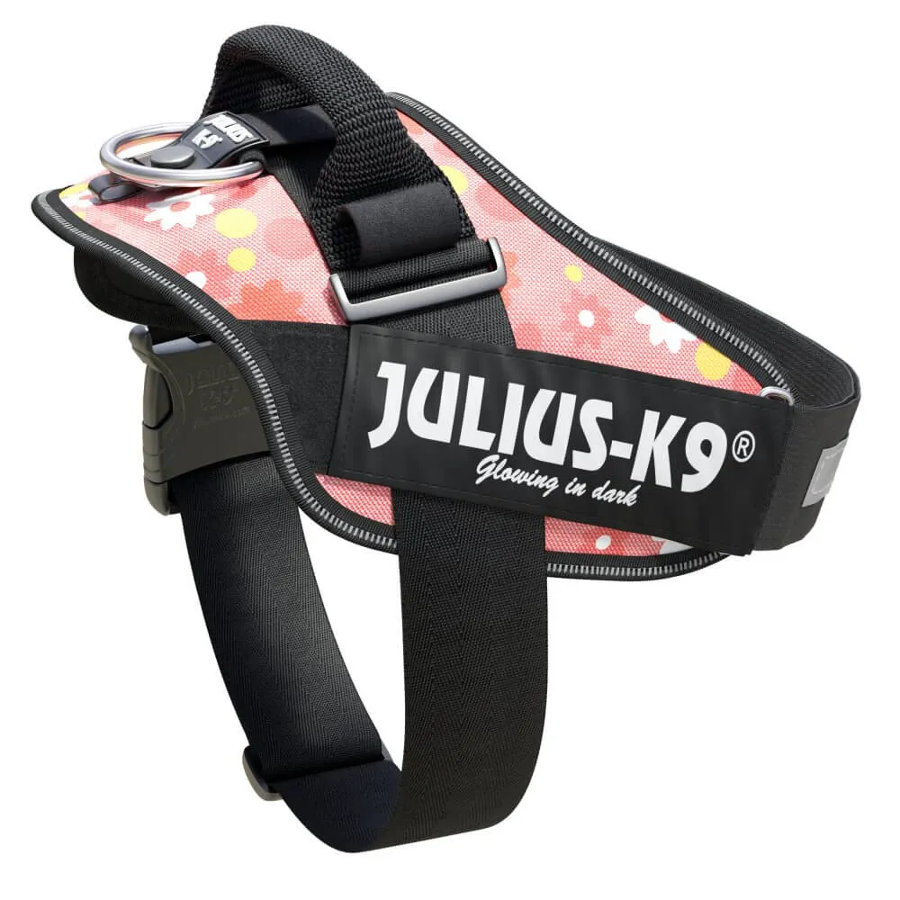 Ham K9 IDC Power - Marimea 1 (23-30kg) - Roz cu flori