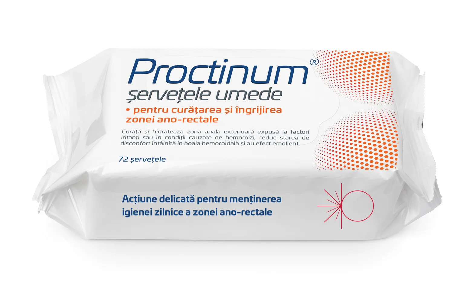 Proctinum servetele umede x 72 buc (Zdrovit)