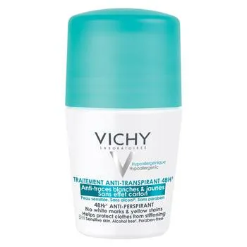 Deodorant roll-on antiperspirant anti-urme 48h, 50ml, Vichy