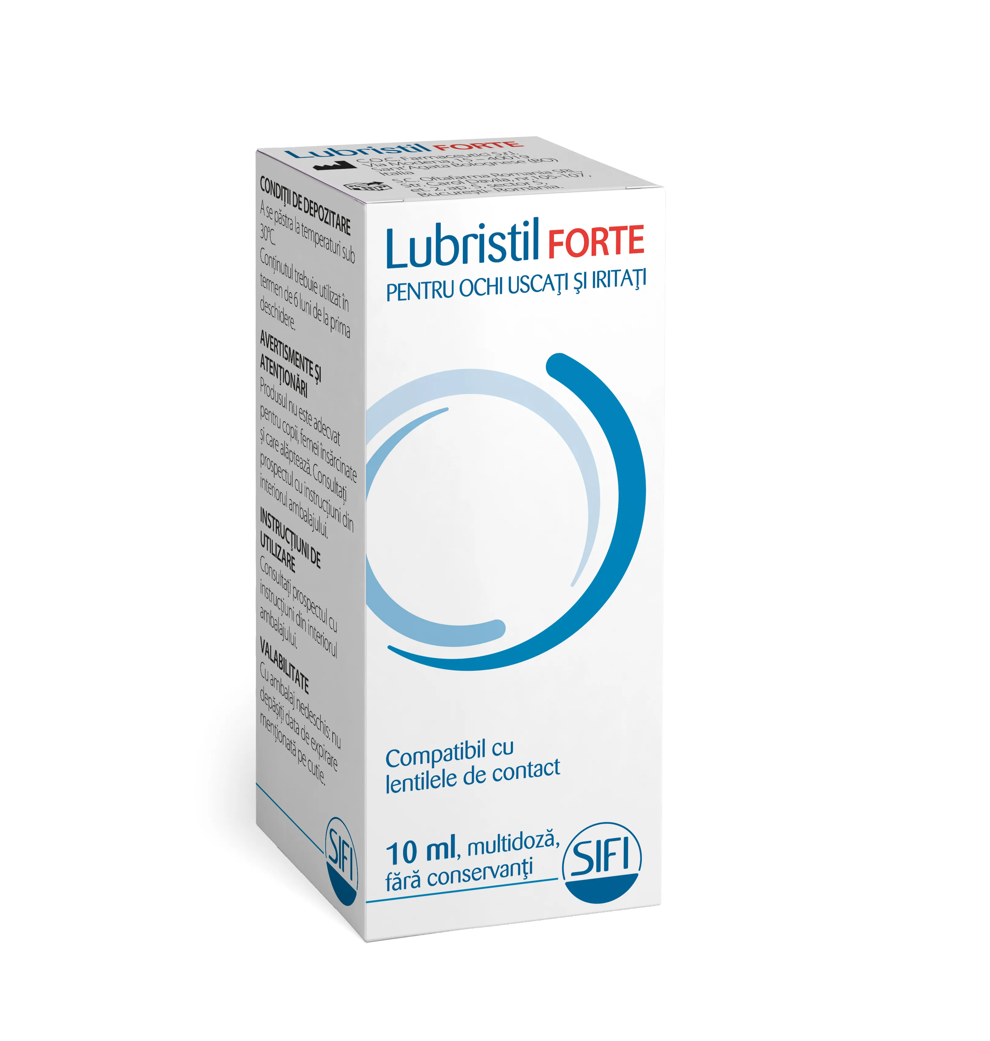 LUBRISTIL FORTE PICATURI OFTALMICE X 10 ML
