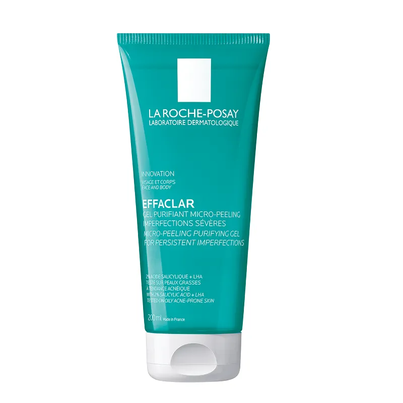 LA ROCHE POSAY EFFACLAR GEL PURIFIANT MICRO-EXFOLIANT PT. IMPERFECTIUNI SEVERE 200 ML