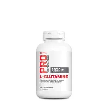 Glutamina 1500mg Pro Performance, 90 capsule, GNC
