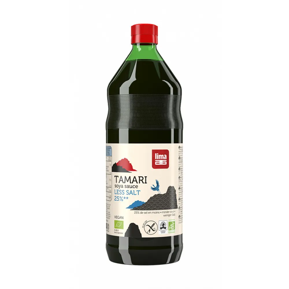 Sos de soia Tamari cu continut redus de sare bio (250 ml), Lima