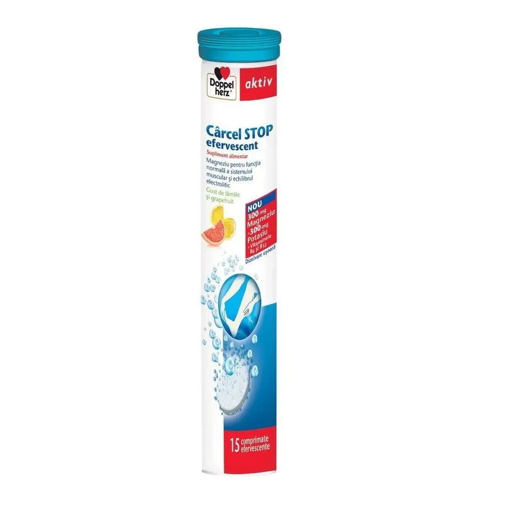 DOPPELHERZ Aktiv Carcel Stop, 15 comprimate efervescente