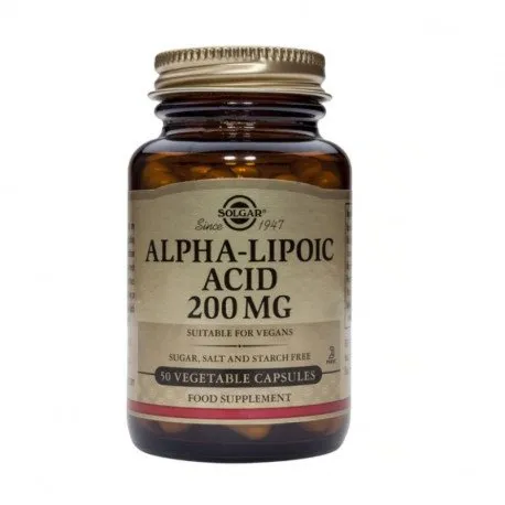 Solgar Alpha Lipoic Acid 200mg, 50 capsule