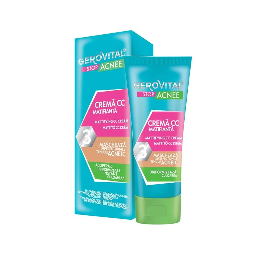 GEROVITAL Plant Stop Acnee crema matifianta