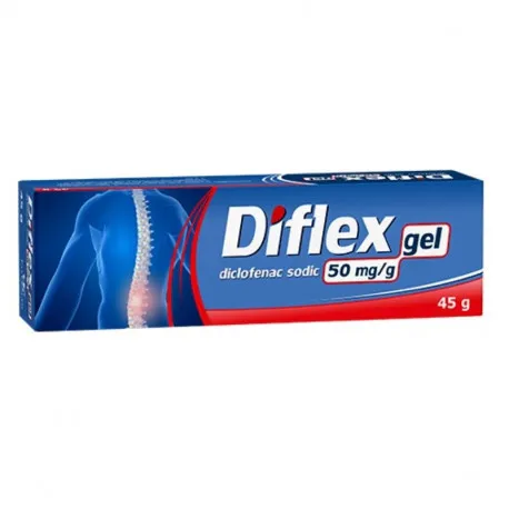 DIFLEX 50MG/G GEL X 45G