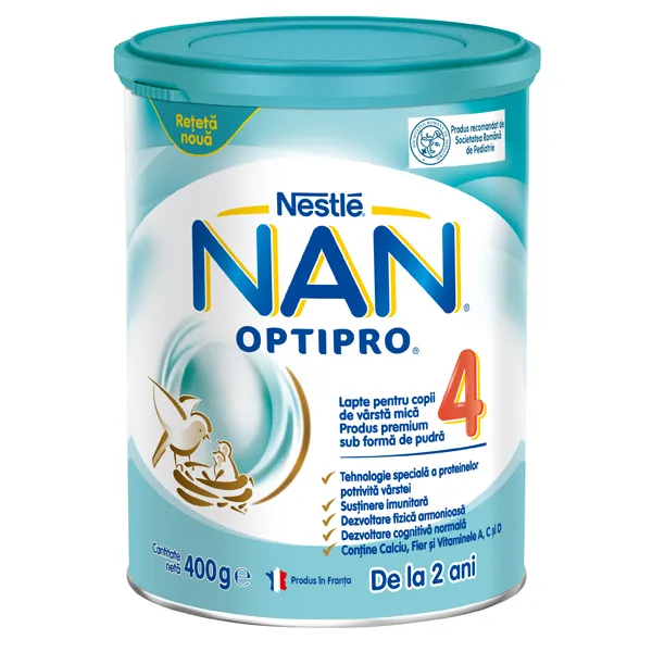 Lapte Praf Nan Optipro 4 x 400g