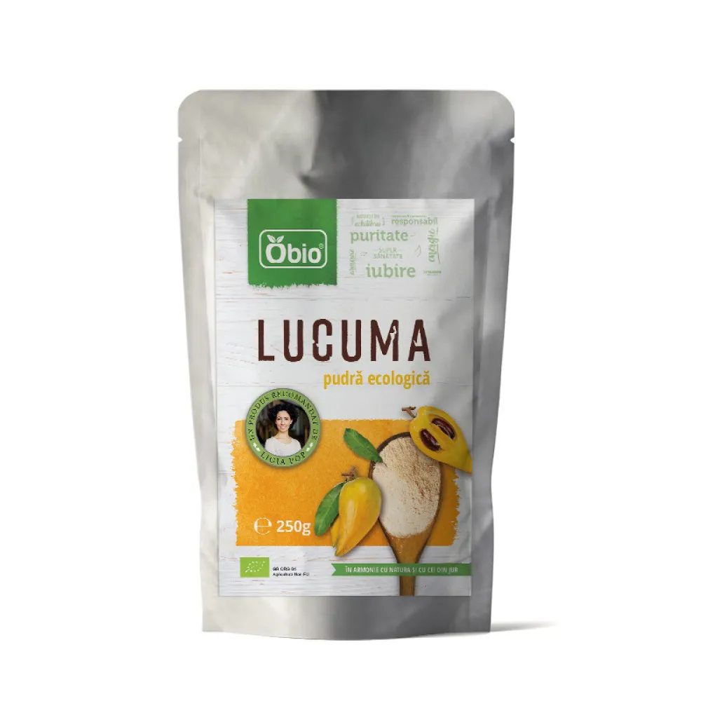 Lucuma pulbere bio (250 grame)