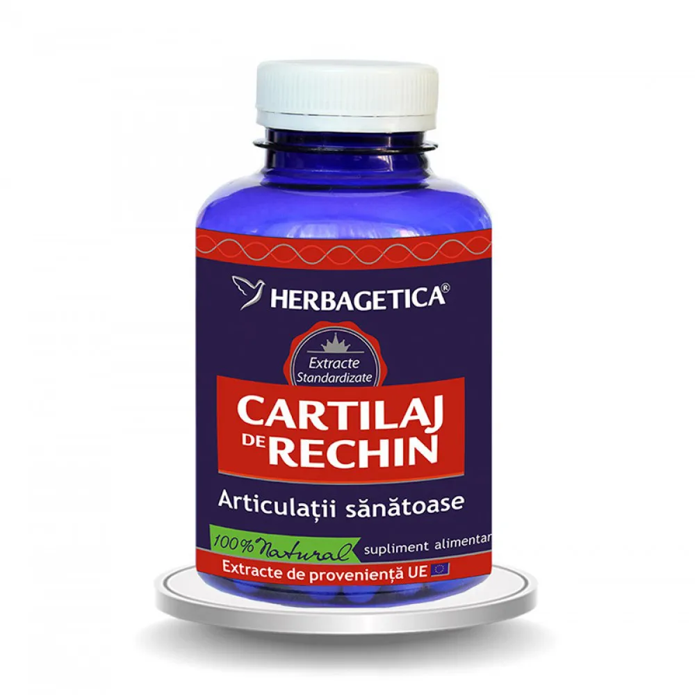 Cartilaj de Rechin (120 capsule), Herbagetica