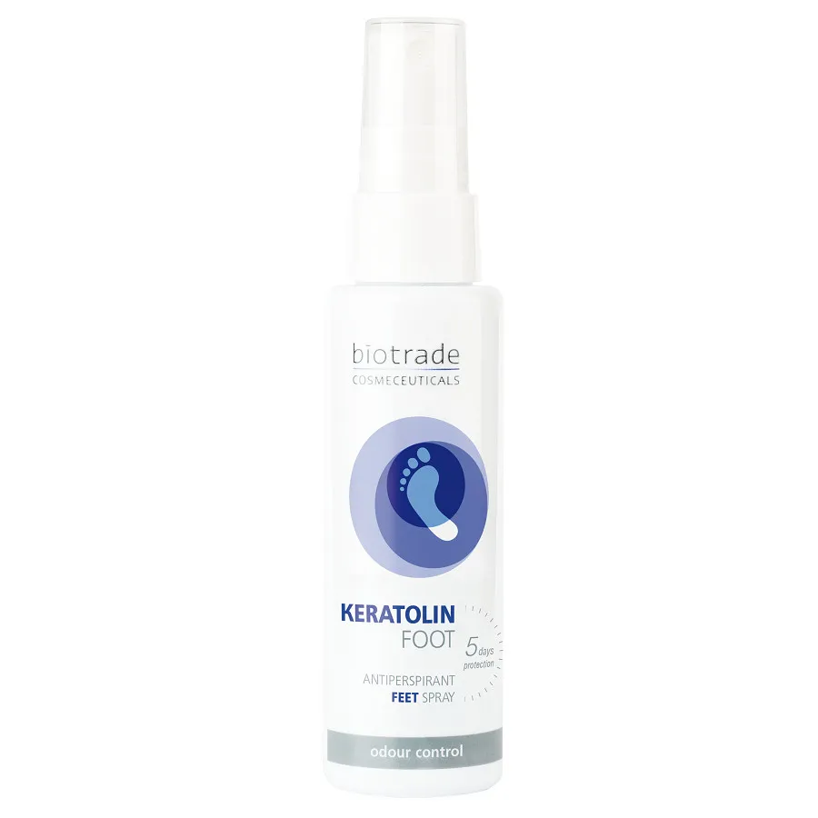 BIOTRADE KERATOLIN SPRAY ANTIPERSPIRANT PENTRU PICIOARE 50ML