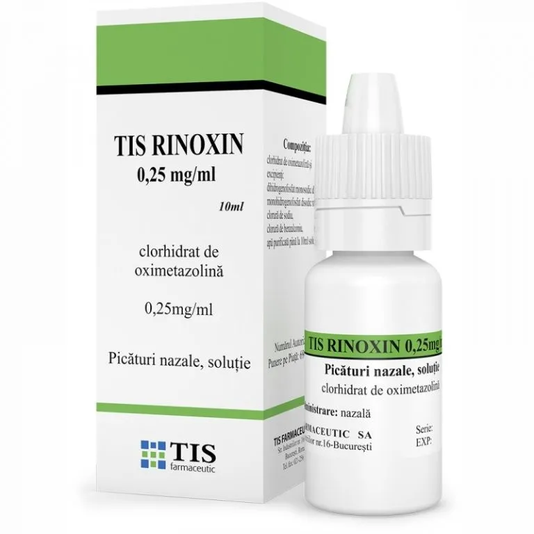 TIS RINOXIN 0.25MG/ML PICATURI NAZALE 10ML