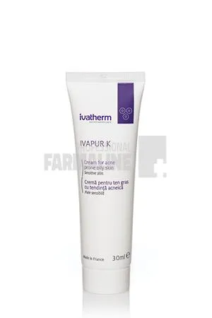 Ivapur K Crema pentru ten gras cu tendinta acneica 30 ml