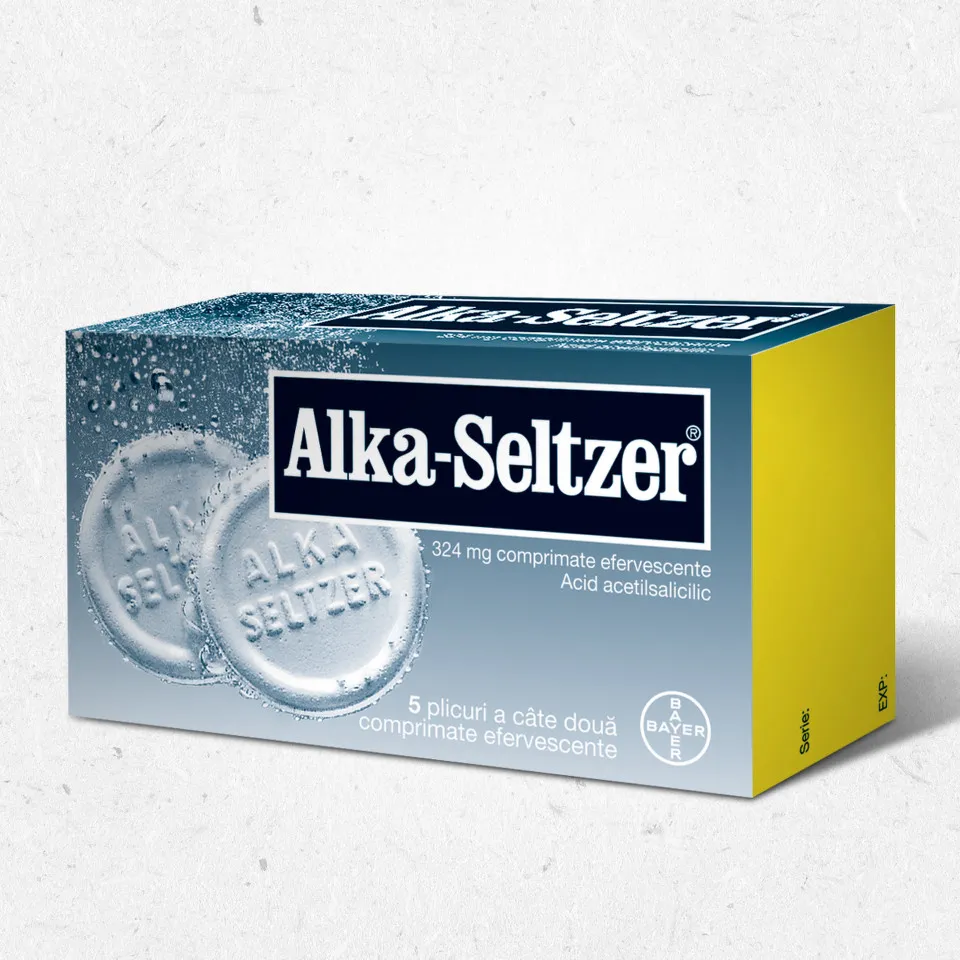 BAYER ALKA SELTZER 10 COMPRIMATE EFERVESCENTE