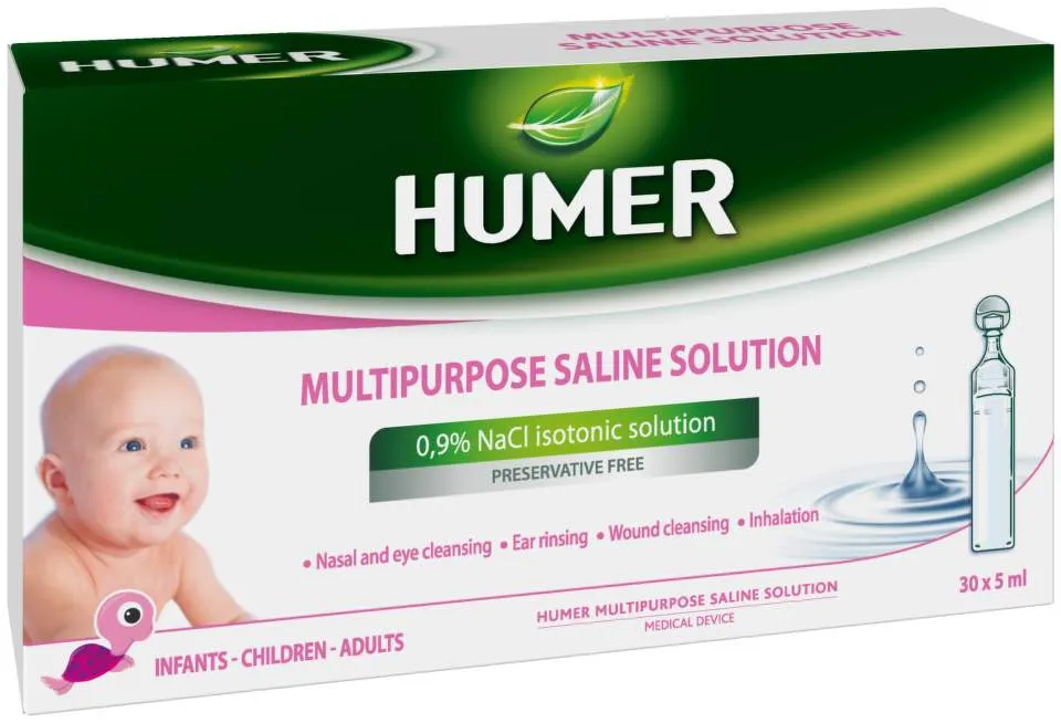 HUMER SOLUTIE IZOTONICA STERILA 0.9% 30FLACOANE X 5ML