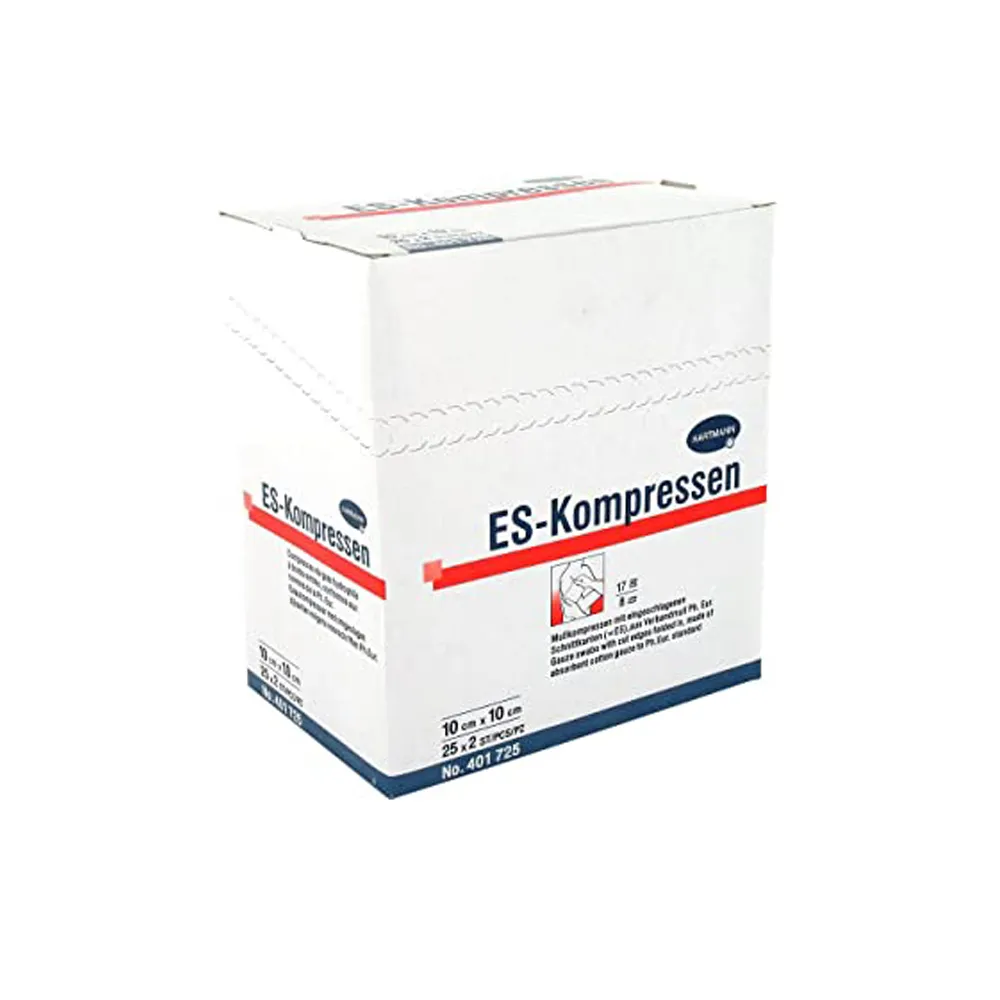 Hartmann Comprese clasice din tifon 10/10cm x 25 bucati