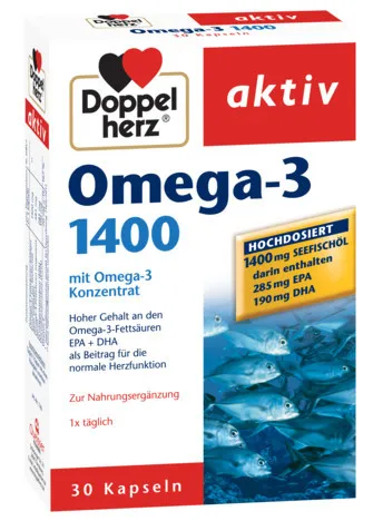 DOPPELHERZ AKTIV OMEGA-3 1400MG X 30 CAPSULE