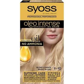 Vopsea de par fara amoniac Color Oleo 9-10 Blond Luminos, 115ml, Syoss