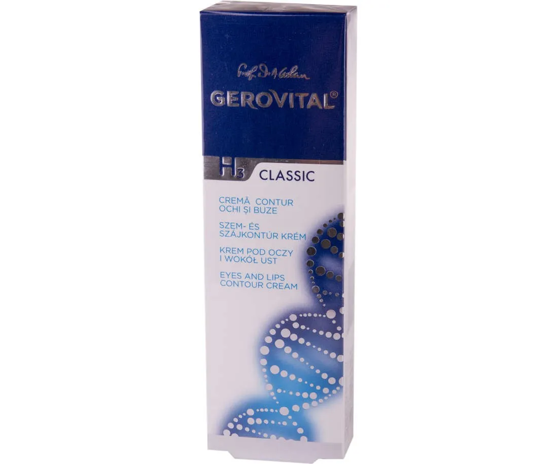 GEROVITAL H3 CLASSIC CREMA CONTUR OCHI SI BUZE 15 ML
