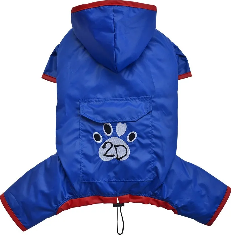 Pelerina ploaie cu gluga - albastru - Doggydolly - BD451