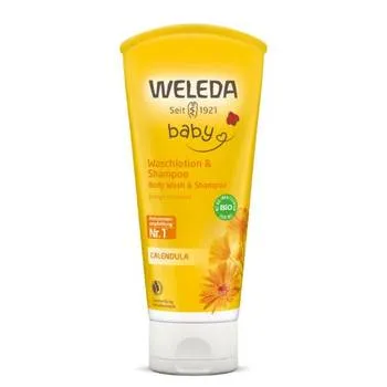 Lotiune curatare si sampon galbenele Baby, 200ml, Weleda