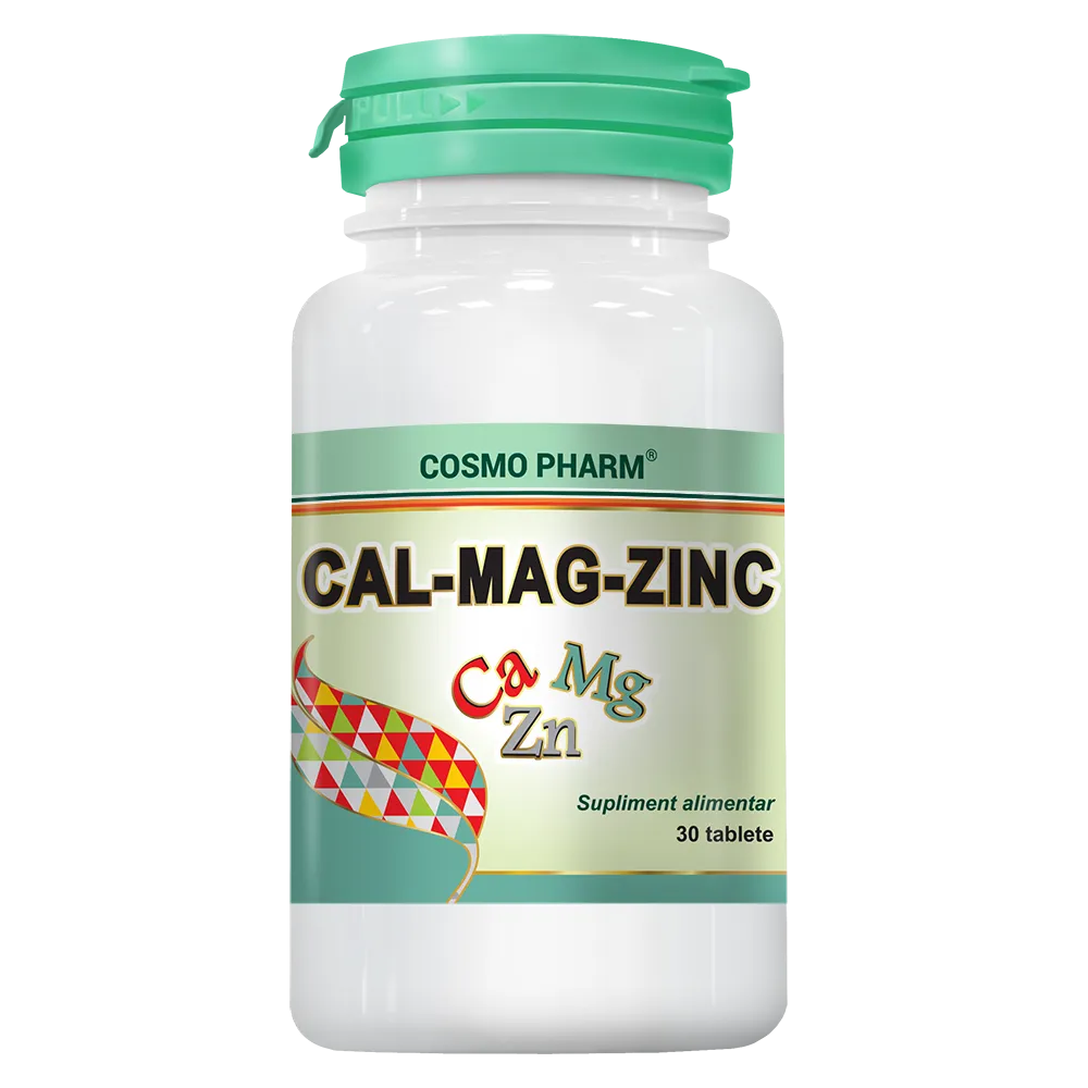 Cal Mag Zinc, 30 tablete, Cosmopharm