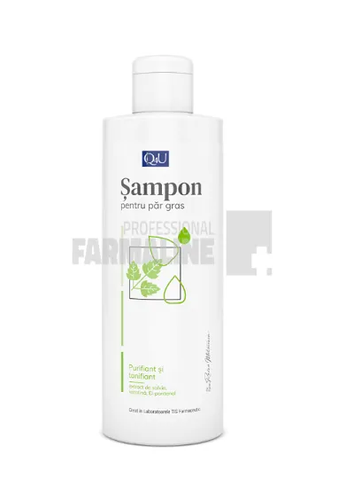 Tis Q4U Sampon cu extract de Urzica pentru par gras 200 ml