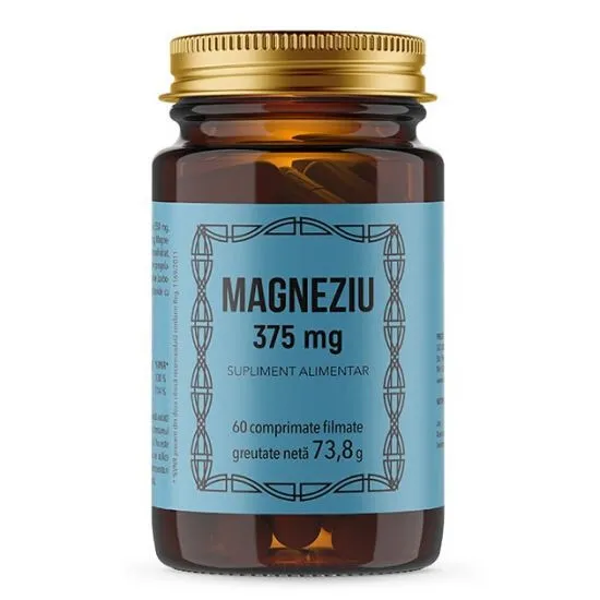 MAGNEZIU 375MG 60 COMPRIMATE FILMATE REMEDIA