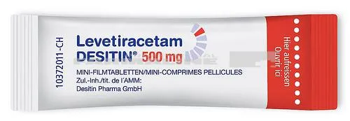 LEVETIRACETAM DESITIN 500 mg x 30 GRANULE ACOPERITE, IN PLIC UNI 500mg DESITIN ARZNEIMITTEL
