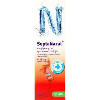 SeptaNazal spray nazal 1mg/50mg/ml, 10 ml, KRKA