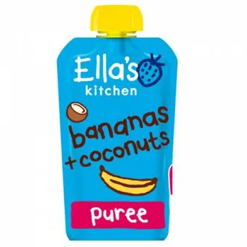 Piure Bio din banana si cocos, 120g, Ella's Kitchen