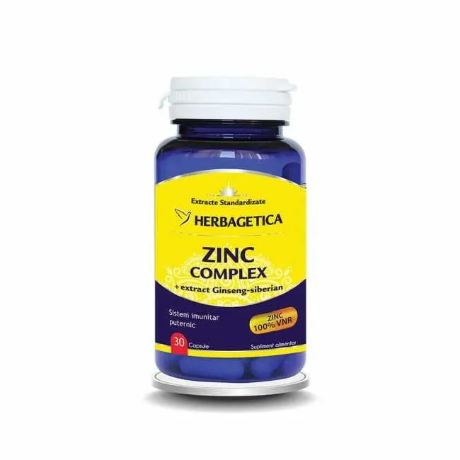 Zinc Complex x 30 capsule (Herbagetica)