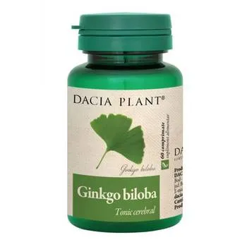 Ginko biloba, 60 comprimate, Dacia Plant