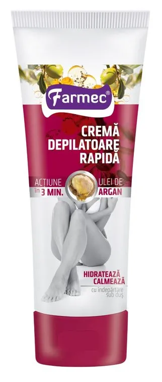 Farmec Crema depilatoare rapida cu Ulei de Argan 200 ml