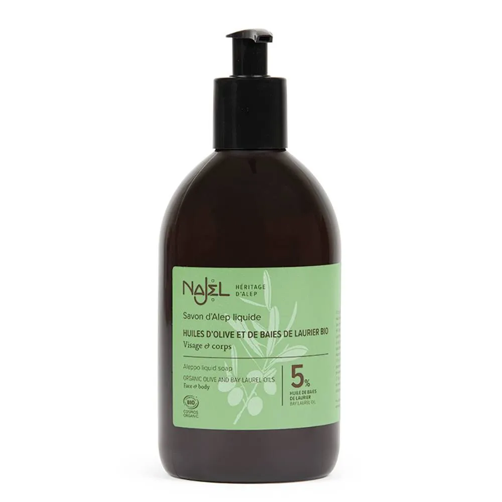 Sapun de Alep lichid bio (500ml), Najel
