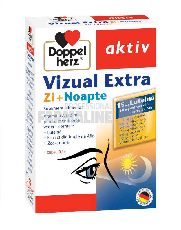 Doppelherz Aktiv Vizual Extra zi + noapte 30 capsule