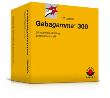 GABAGAMMA 300 mg x 100 CAPS. 300mg WORWAG PHARMA GMBH &