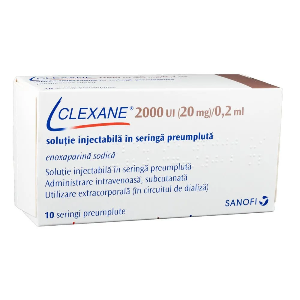 CLEXANE 2000 UI (20 mg)/0,2 ml X 10