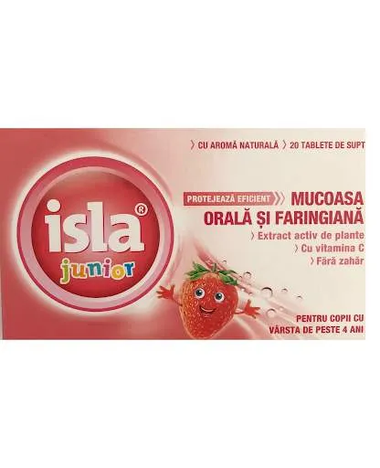 ISLA JUNIOR 20 TABLETE DE SUPT