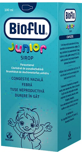 BIOFLU JUNIOR SIROP 100ML