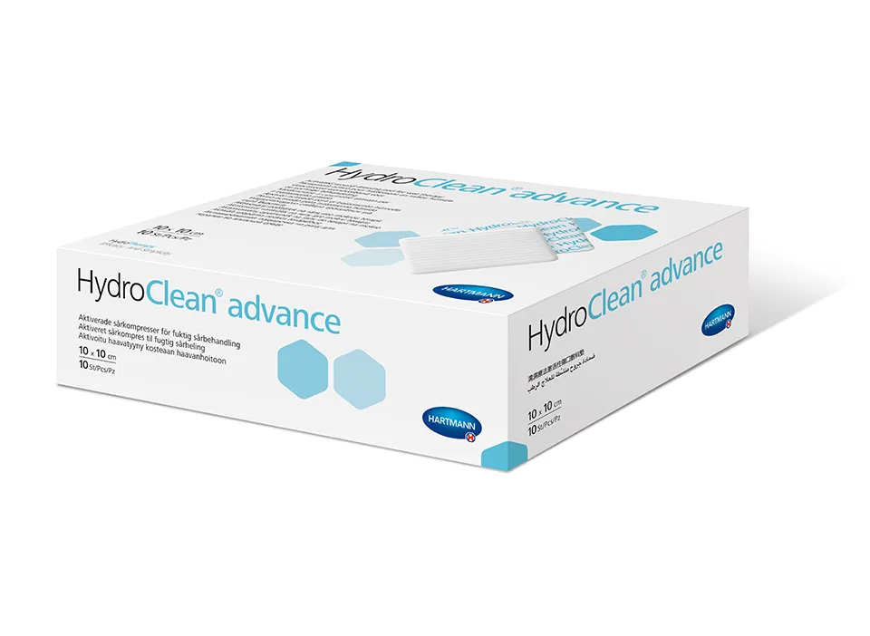 Hartmann Hydroclean Advance 10x10cm pansament x 10 bucati