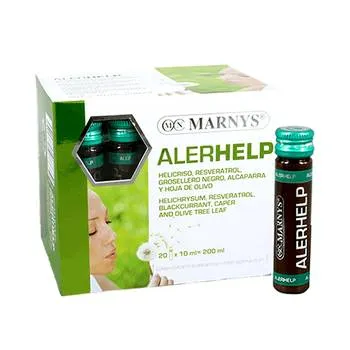Alerhelp prevenirea si ameliorarea reactiilor alergice sezoniere, 20 fiole, Marnys