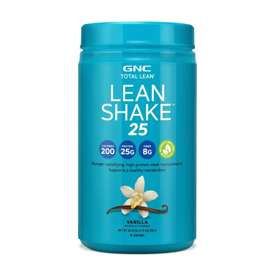 GNC TOTAL LEAN SHAKE 25 NATURAL FLAVORED VANILLA 816G