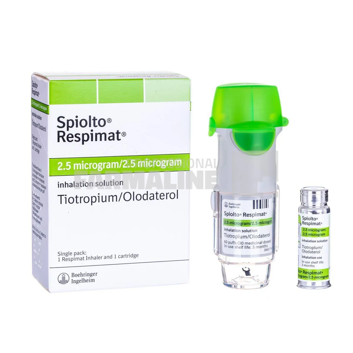 Spiolto Respimat 2,5 micrograme/2,5 micrograme
