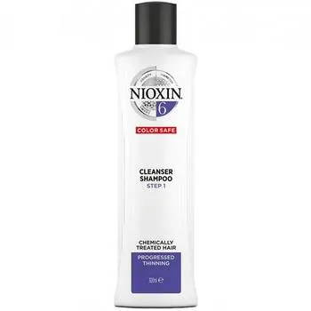 Sampon impotriva caderii puternice a parului System 6, 300ml, Nioxin