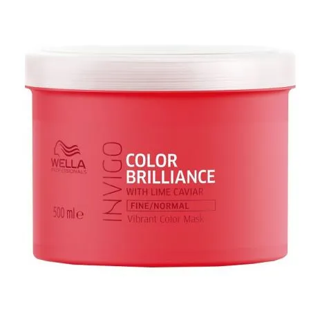 Masca pentru par vopsit Invigo Color Brilliance Fine-Normal, 500 ml, Wella Professionals