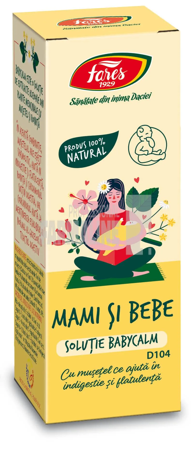 Babycalm Solutie D104 - Mami si bebe 30 ml